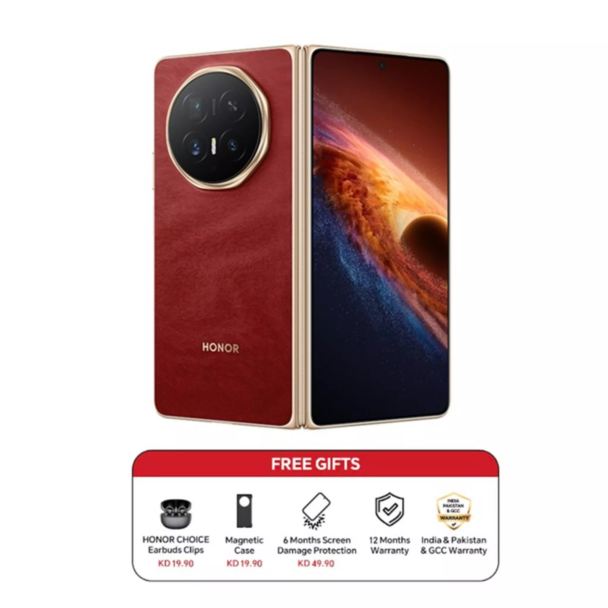 Honor Magic V6 Phone, Snapdragon 8 Elite Gen 5, 16GB RAM, 512GB, 7.95-Inch Foldable OLED Display